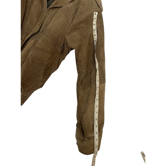Vintage 80s Suede Leather Jacket - Picture 9 of 13